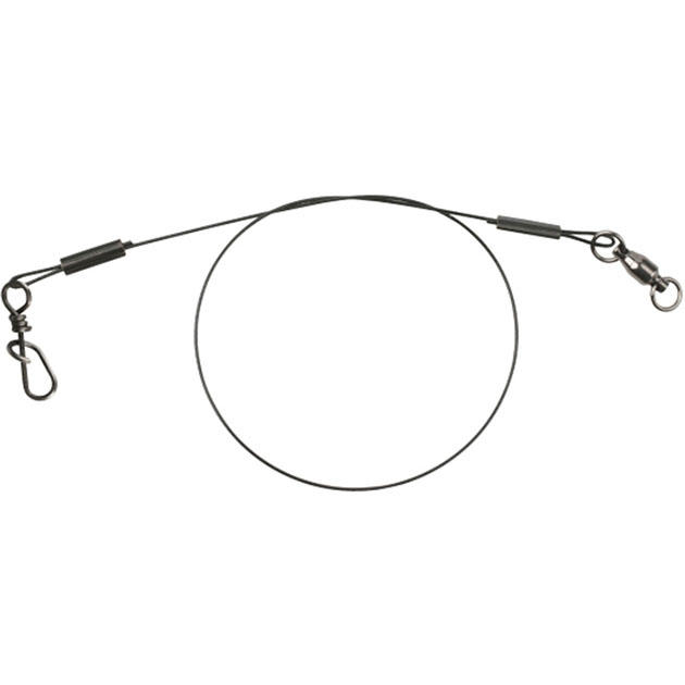 Поводок стальной Mikado JAWS STALOWY W OTULINIE 35 cм/20 кг.( 2 шт.)